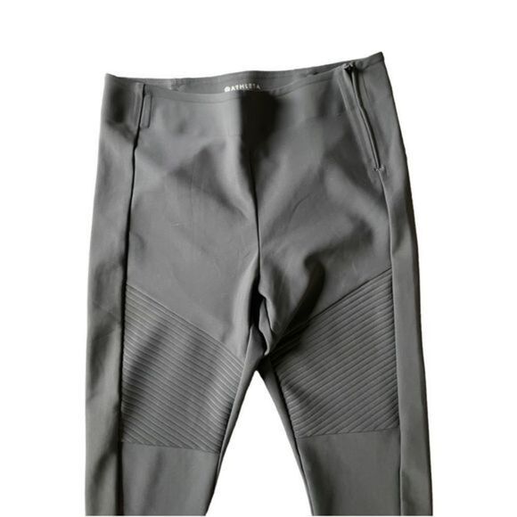 Athleta Madison Moto Tight Pants Arbor Size 4P High‎ Rise Activewear - Picture 5 of 15